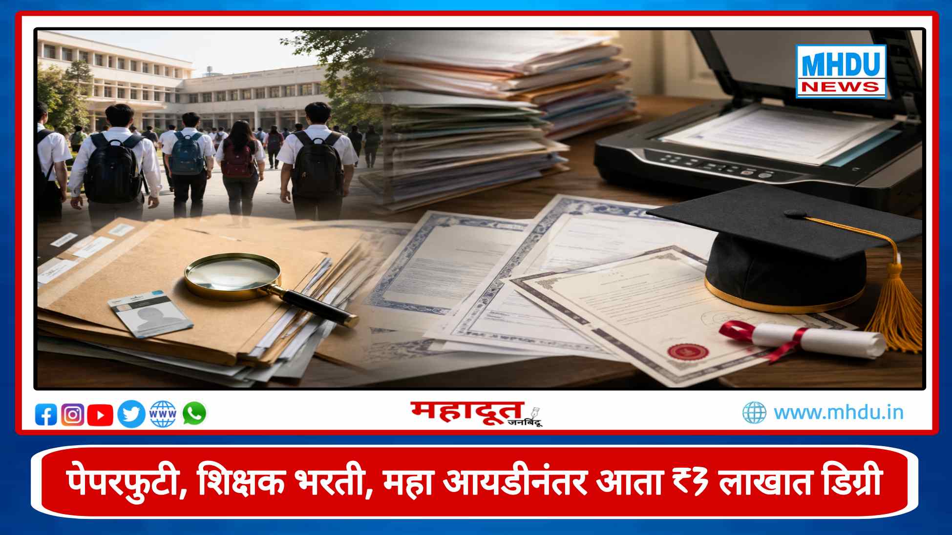 Pune Degree Scam Education News