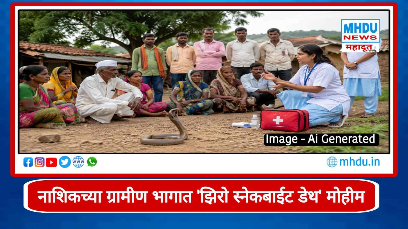 Zero Snakebite Death Campaign Nashik