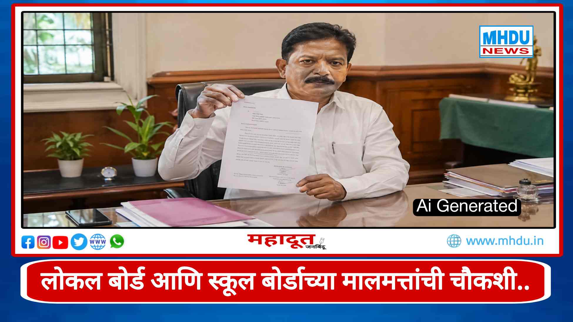 Government Property Inquiry Local Board School Board Maharashtra