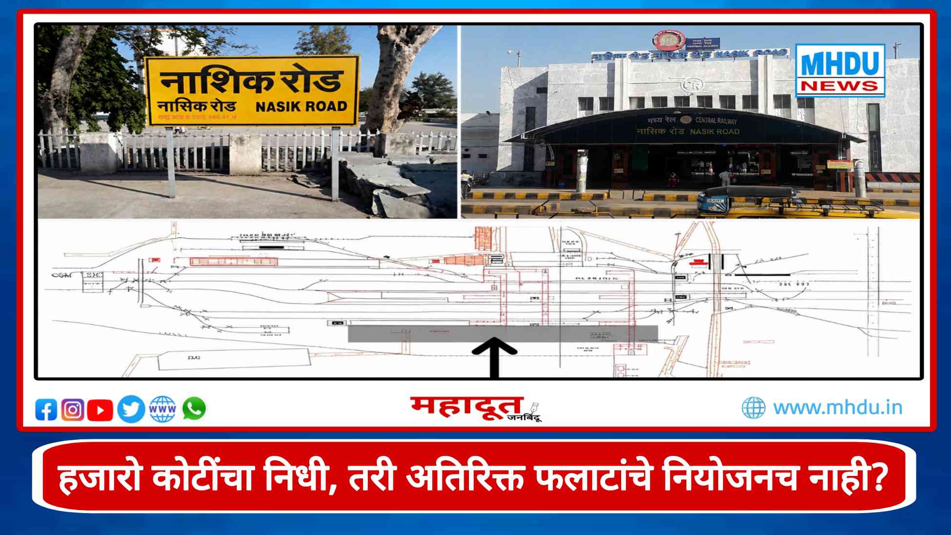 Nashik Road Railway Station Additional Platform Demand