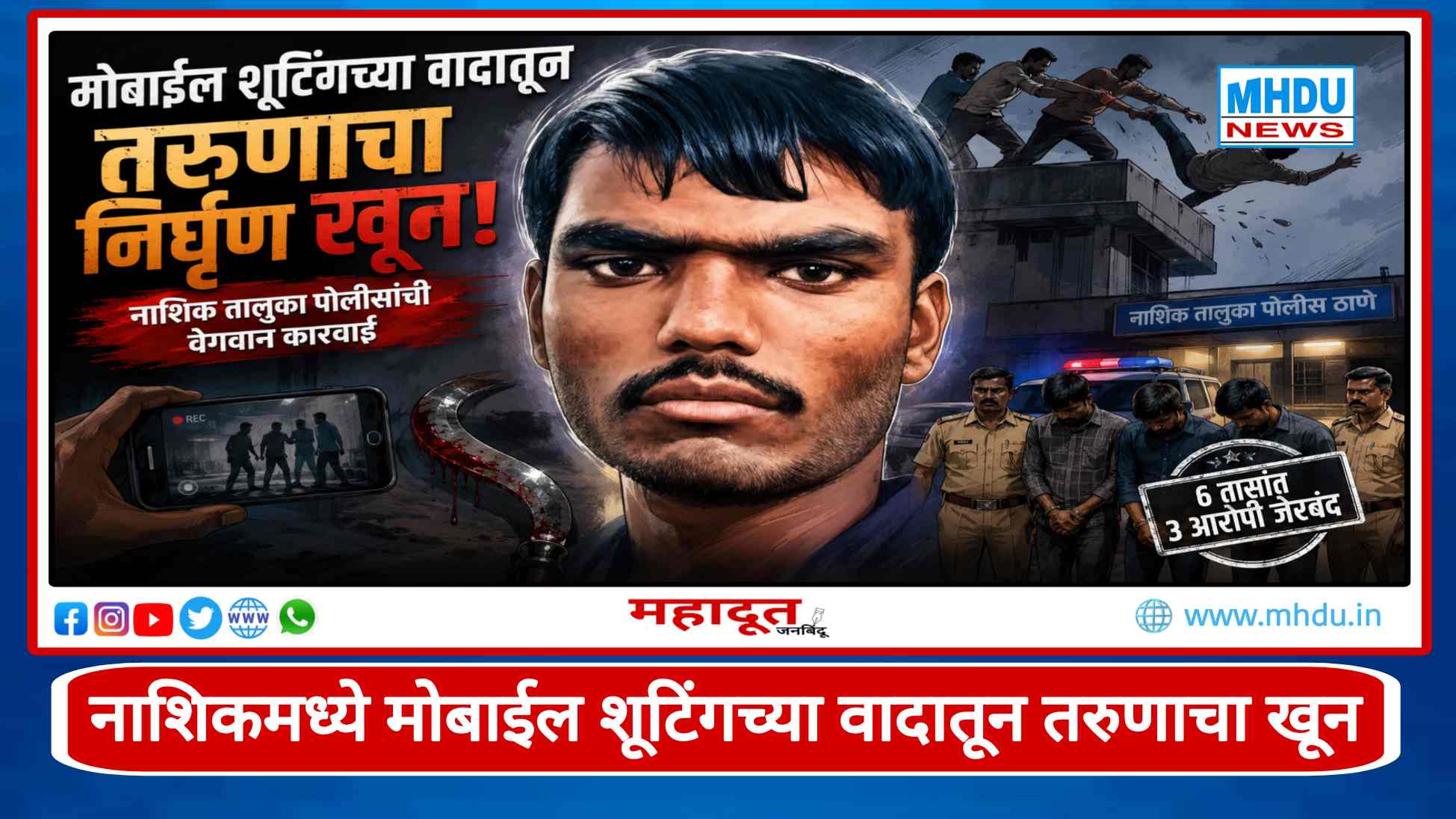 Nashik Vilholi Youth Murder Case
