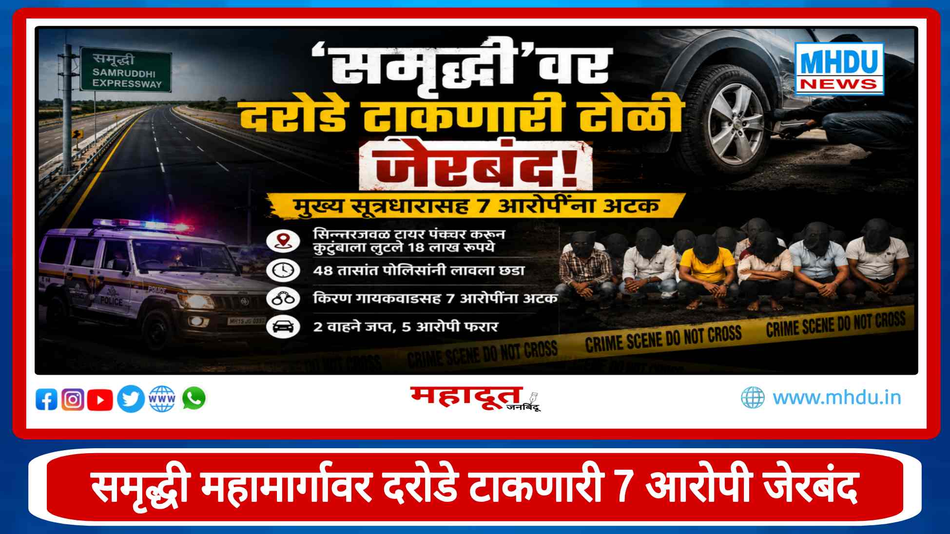 Samruddhi Highway Robbery Gang Arrested